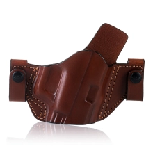 Easy on Open Top Open Barrel OWB Leather Holster