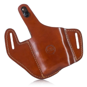 Timeless OWB Leather Holster with Thumb Break for Guns with Lasers or Lights, Plus Red Dot Sights