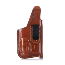 Timeless IWB Leather Holster with Thumb Break for Guns with Lasers or Lights