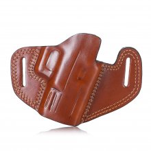 Timeless OWB Leather Holster with Open-top for Guns with Red Dot Sights