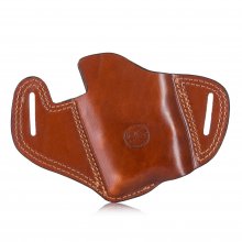 Timeless OWB Leather Holster with Open-Top for Guns with Lasers or Lights Plus Red Dot Sights