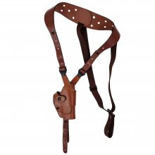 Leather RotoShoulder Holster with Adjustable Harness
