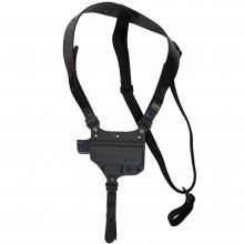 Horizontal Kydex Shoulder Holster with Single Harness