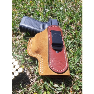 Comfortable IWB Concealed Open Top Leather Holster