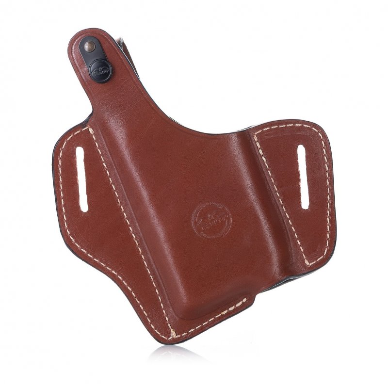 Falco OWB Leather Holster with thumb break and belt clip, Model C120  Alligator - Tacworld Holsters
