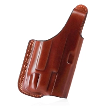 Slim Design Secured OWB Leather Holster for Guns with Light
