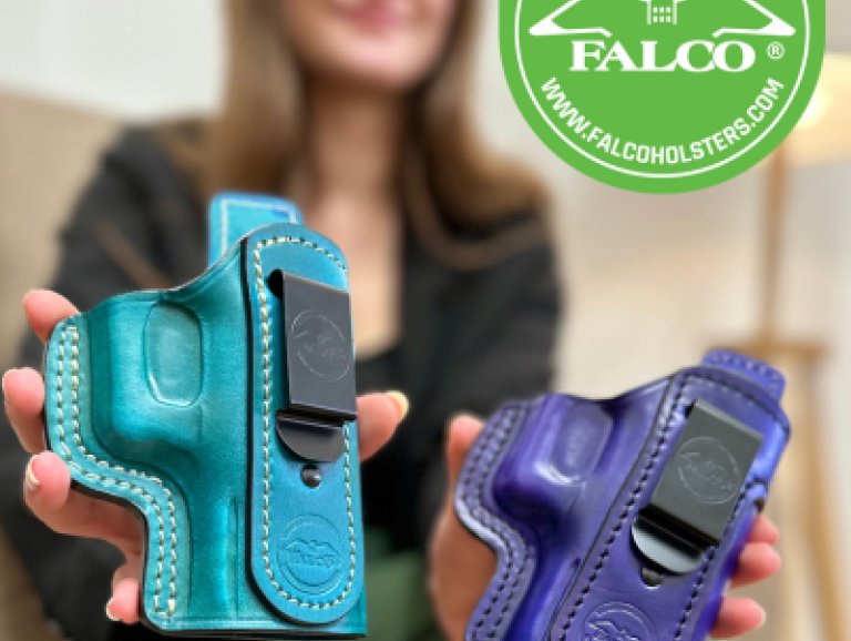 FALCO® HOLSTERS INTRODUCES ROYAL PURPLE AND TEAL BLUE LEATHER